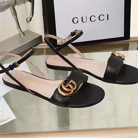 wimens gucci sandals|authentic Gucci sandals women.